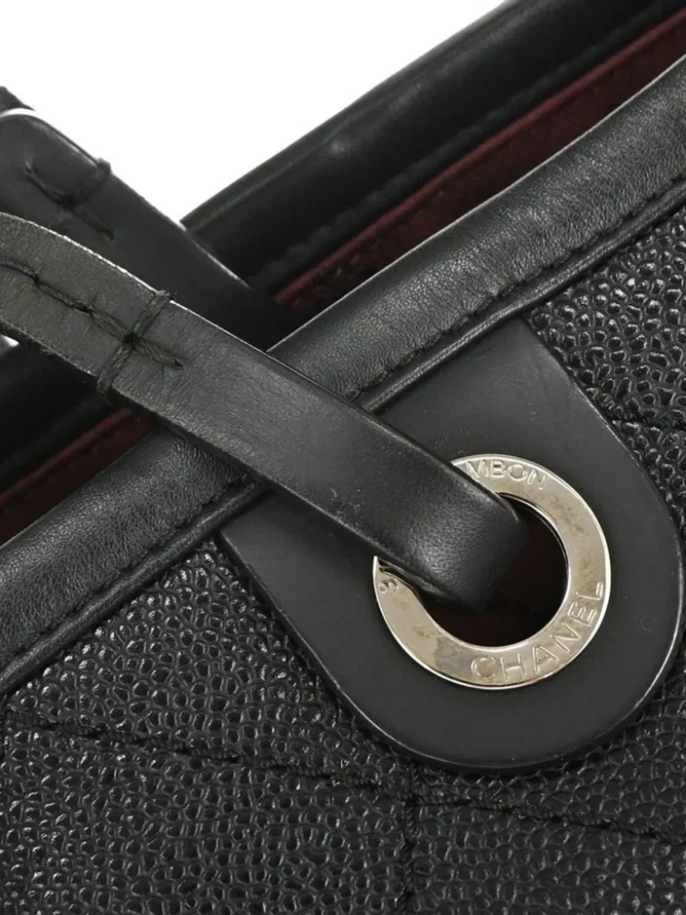 Chanel Black Calfskin On The Road Shopping Fever Tote Bag